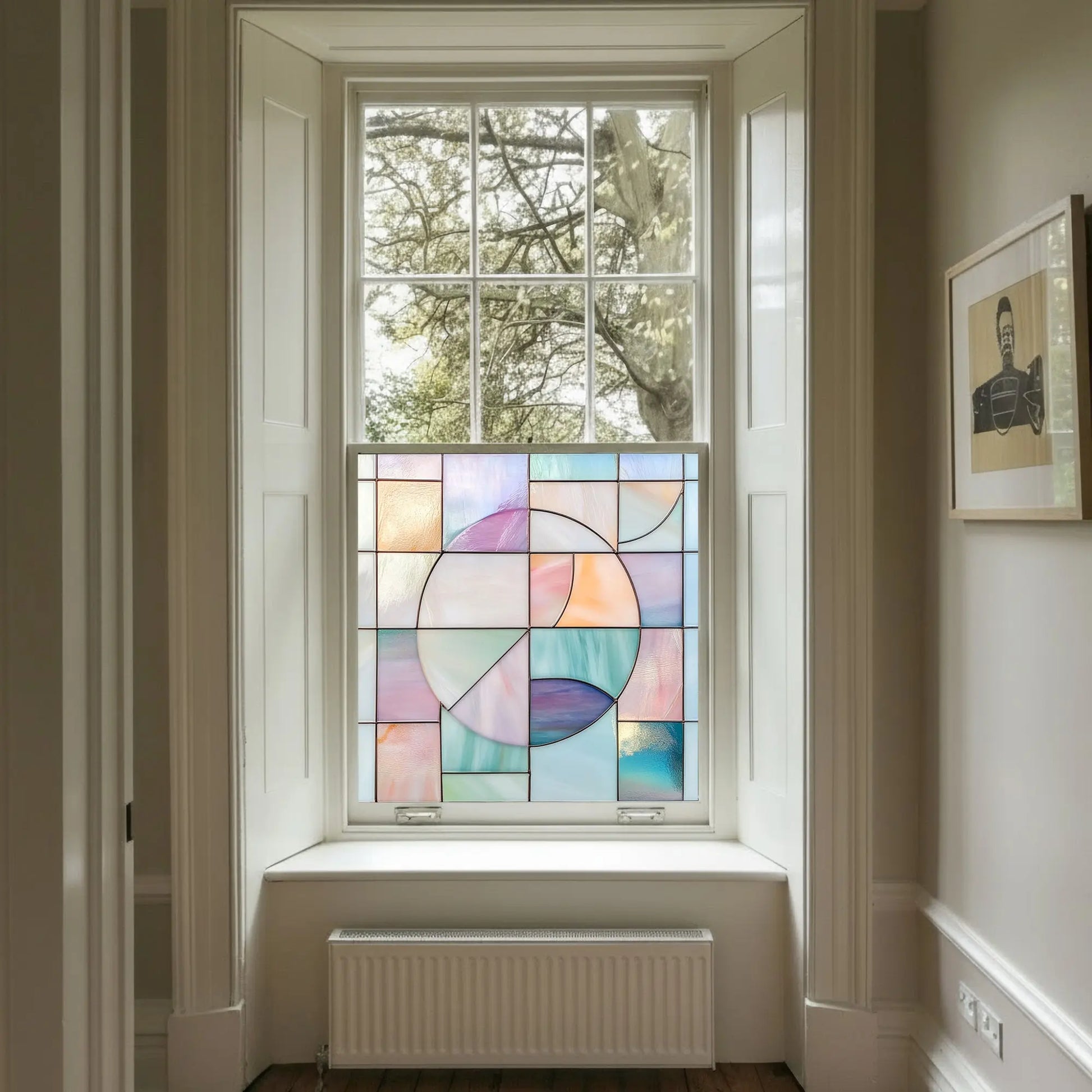 Correzzola Stained Glass Privacy Window Film Creative Windows