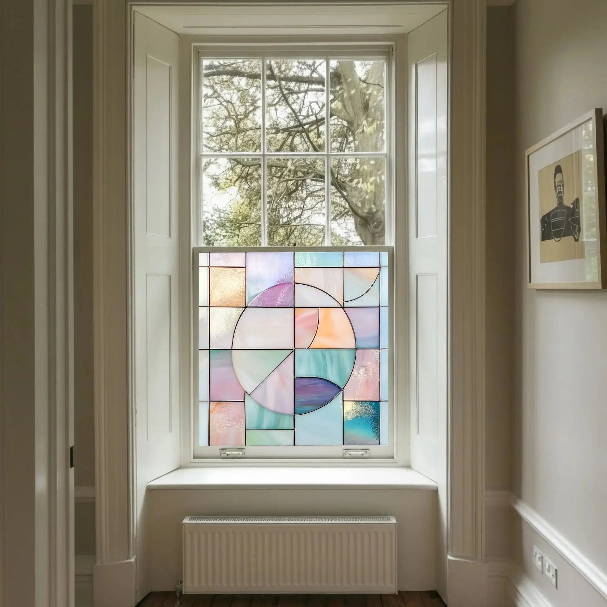 Correzzola Stained Glass Privacy Window Film Creative Windows