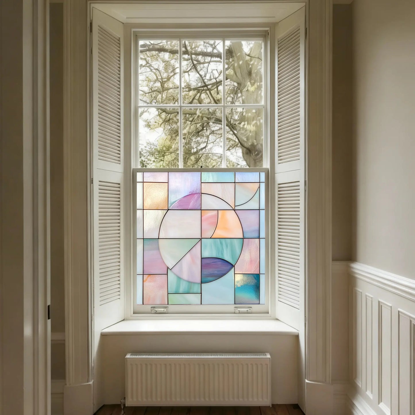 Correzzola Stained Glass Privacy Window Film Creative Windows