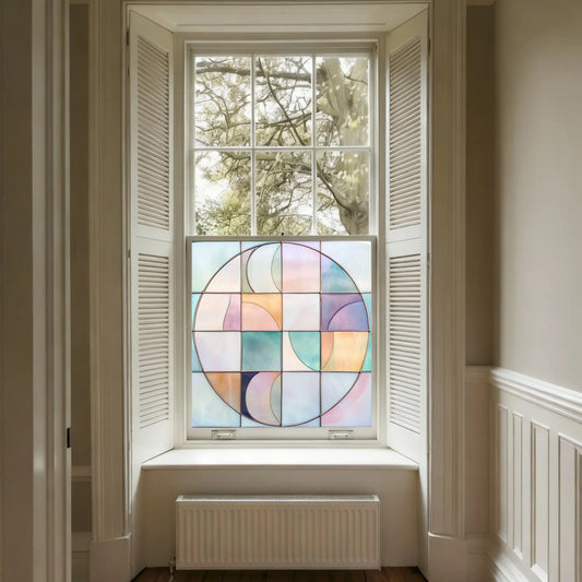 Coriano Stained Glass Privacy Window Film Creative Windows