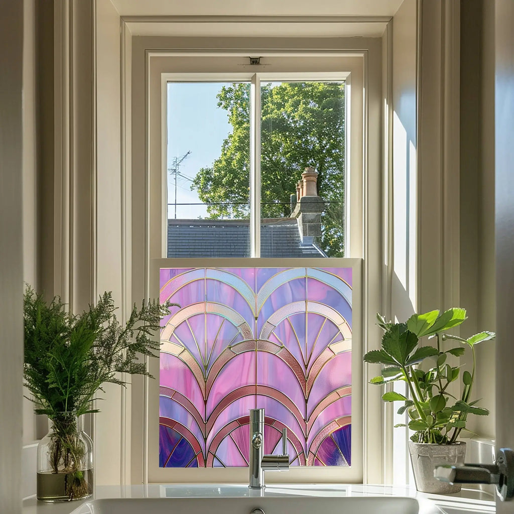 Valdastico Privacy Stained Glass Window Film Creative Windows