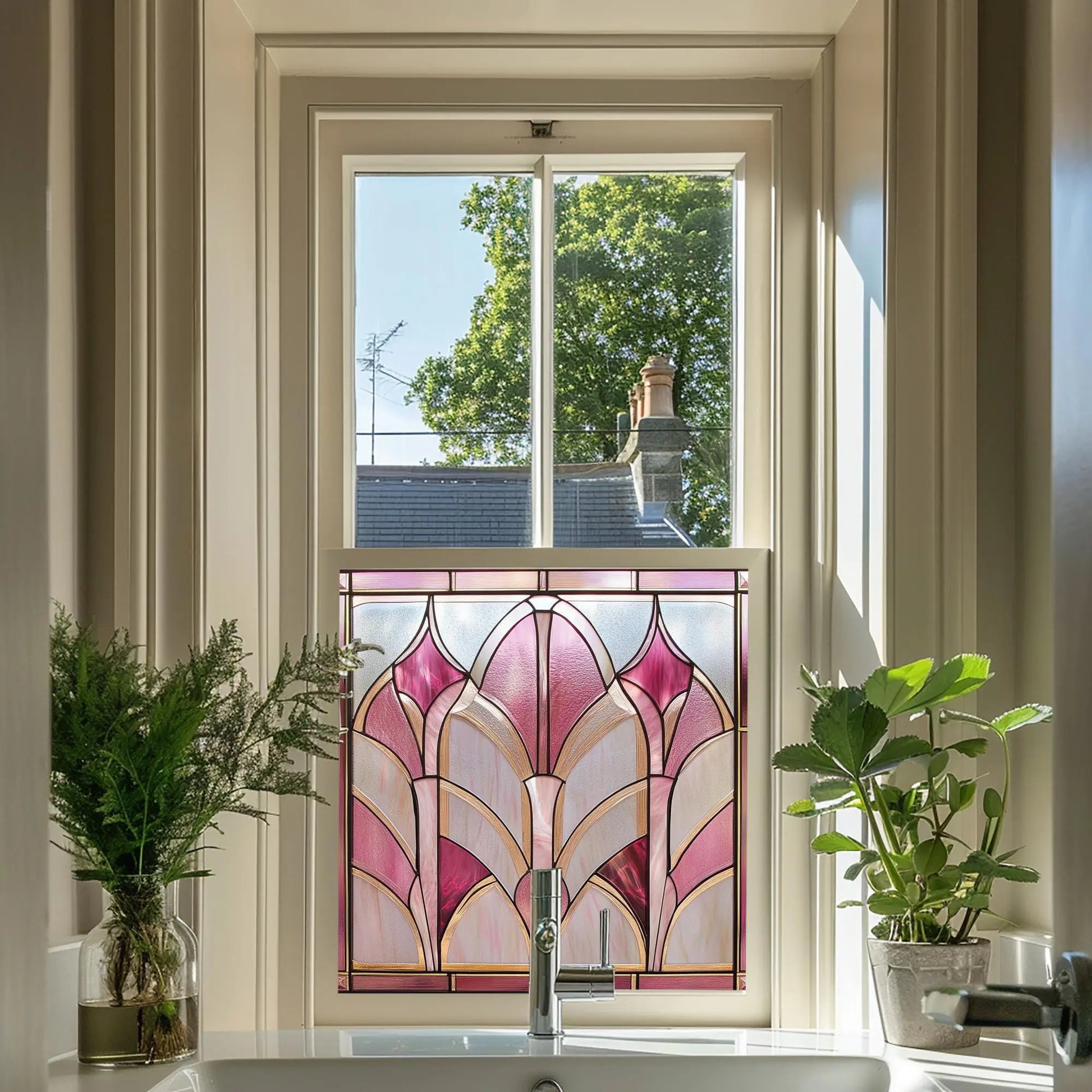 Locana Stained Glass Privacy Window Film Creative Windows