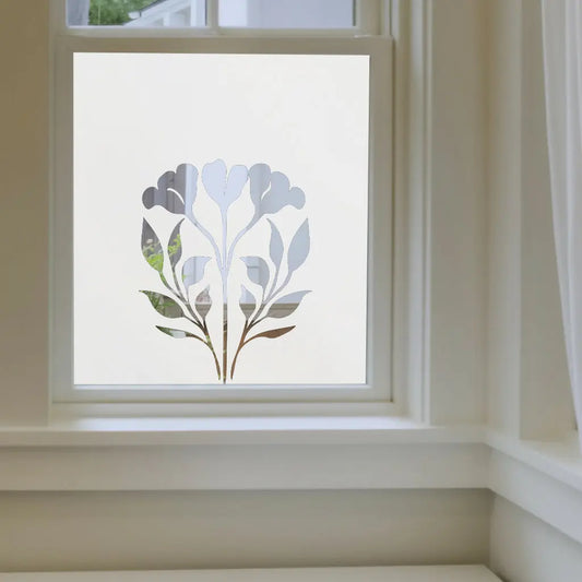 Cornalba Frosted Privacy Floral Window Film Creative Windows