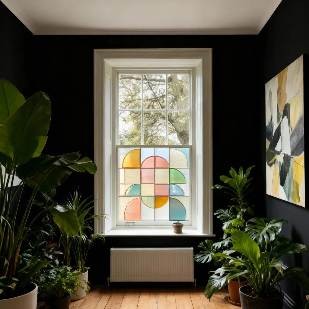 Coredo Stained Glass Privacy Window Film Creative Windows