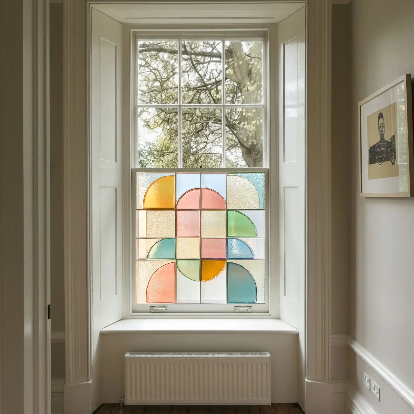 Coredo Stained Glass Privacy Window Film Creative Windows