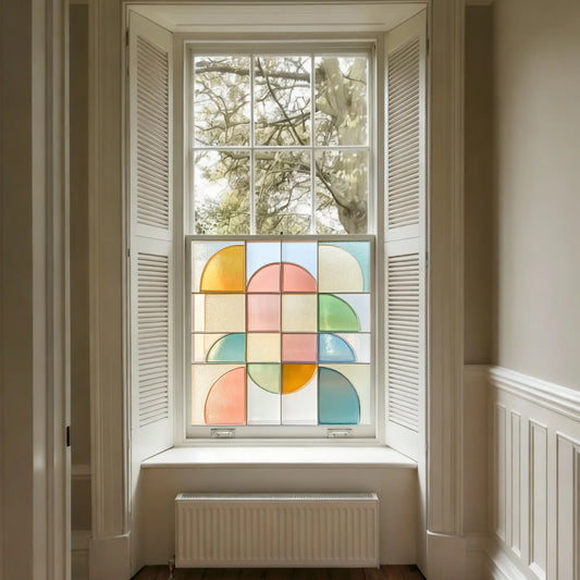 Coredo Stained Glass Privacy Window Film Creative Windows