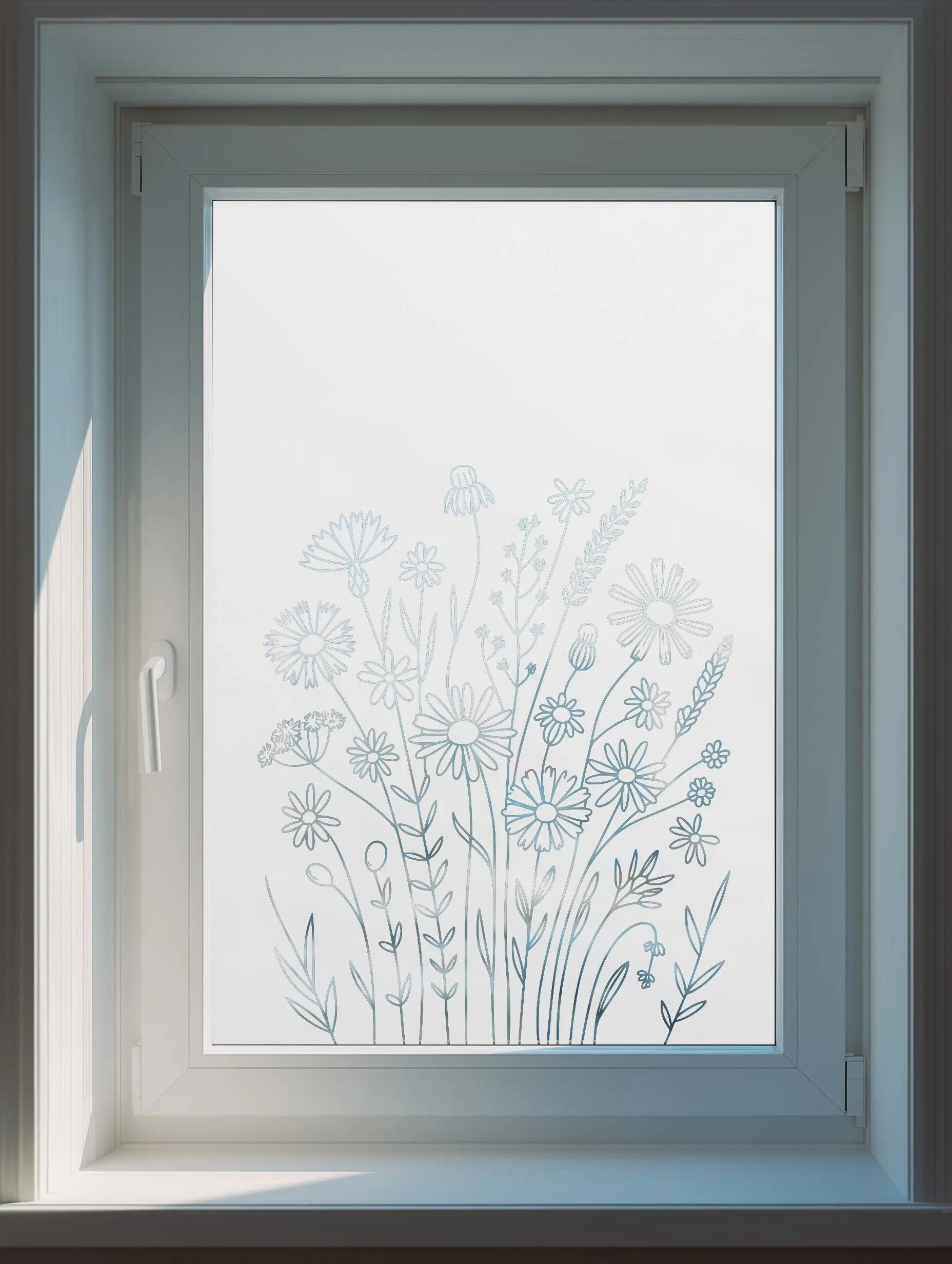 Corleone Contemporary Frosted Privacy Window Film Creative Windows