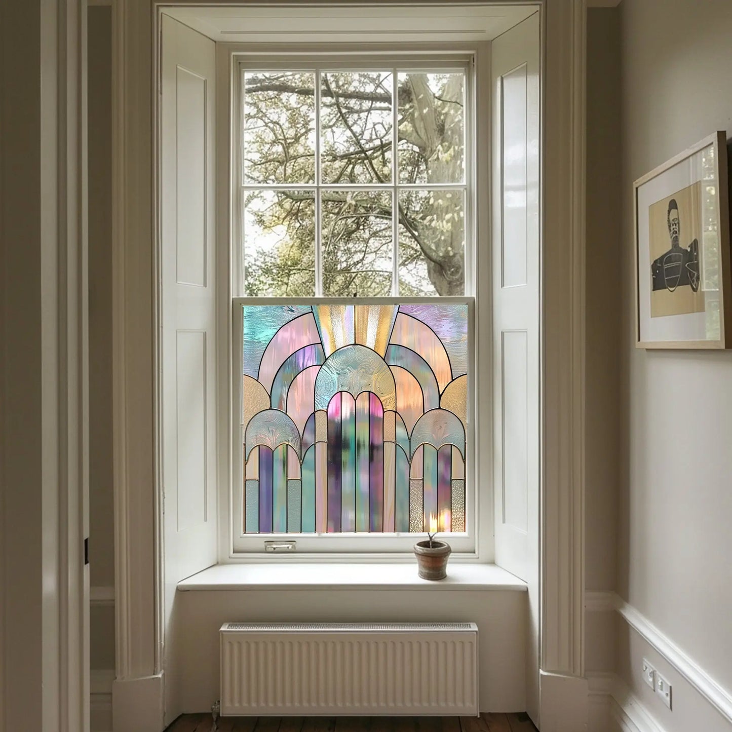 Lisio Privacy Stained Glass Window Film Creative Windows