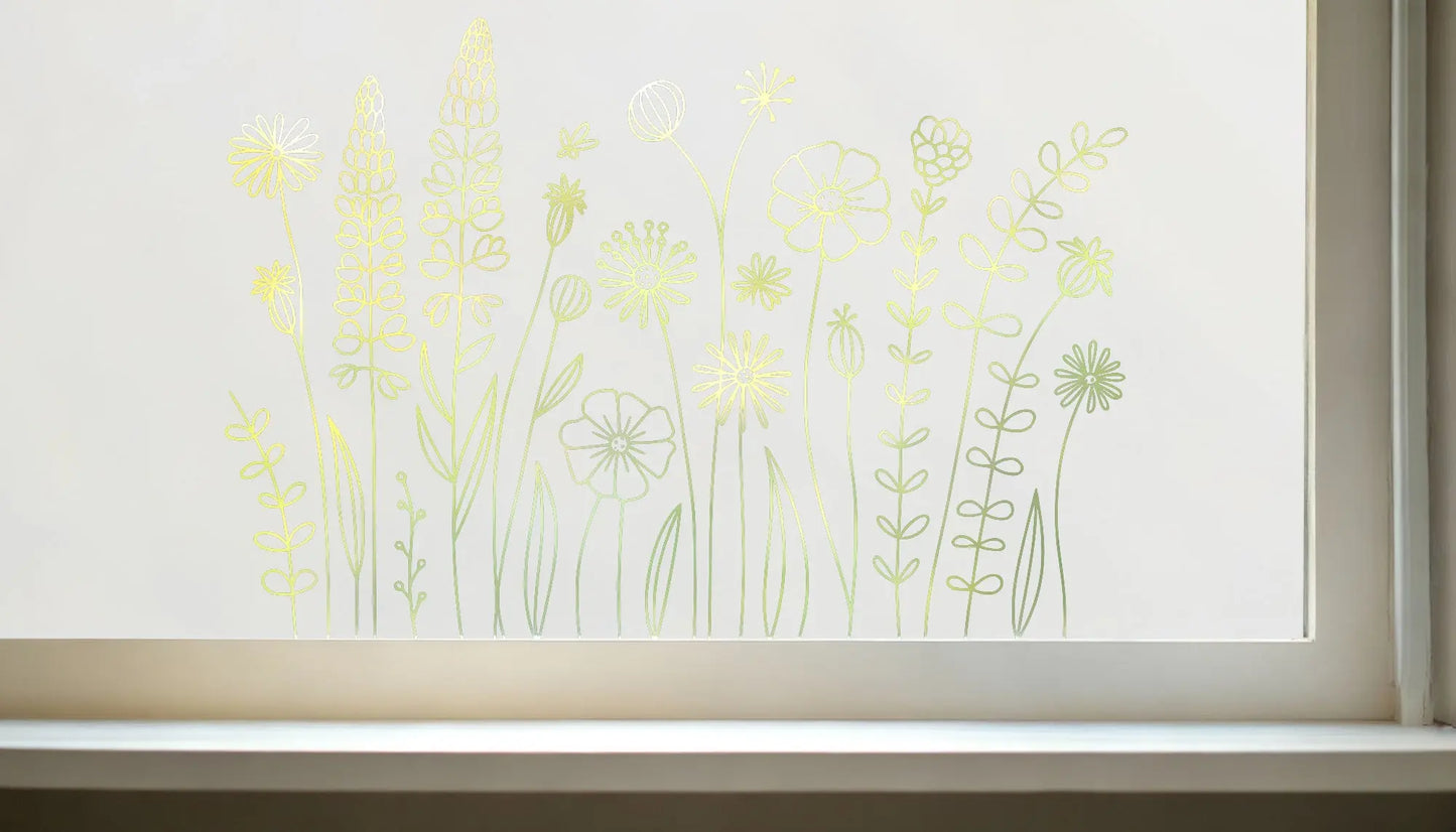 Cormano Frosted Privacy Floral Window Film Creative Windows