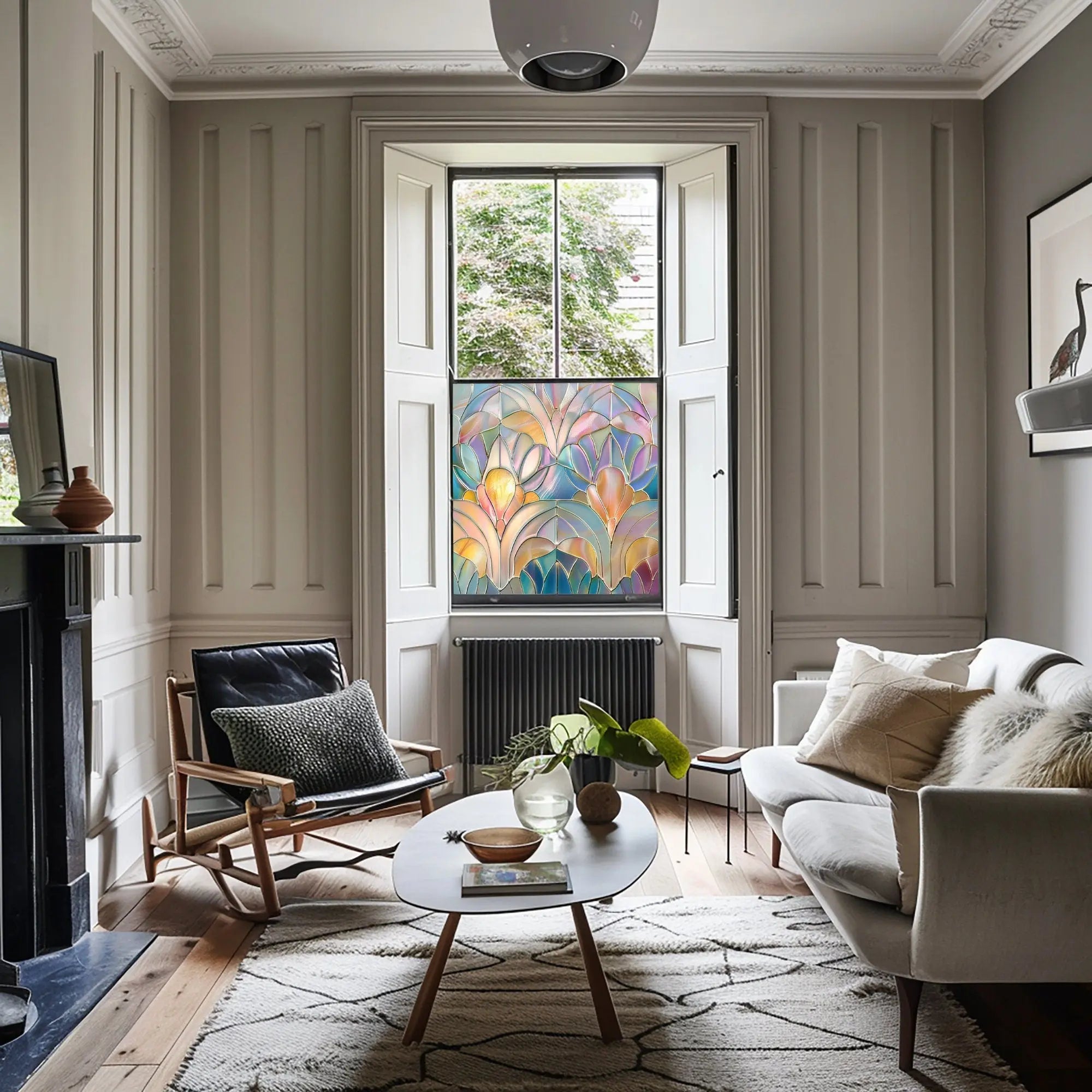 Usini Stained Glass Window Film Creative Windows