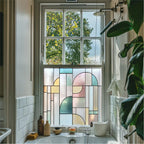 Arcade Stained Glass Privacy Window Film Creative Windows