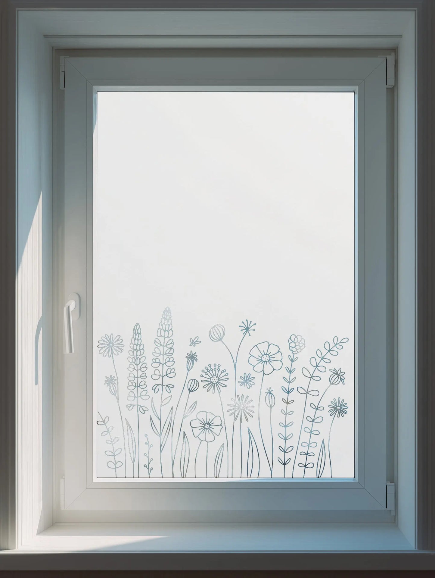 Cormano Frosted Privacy Floral Window Film Creative Windows