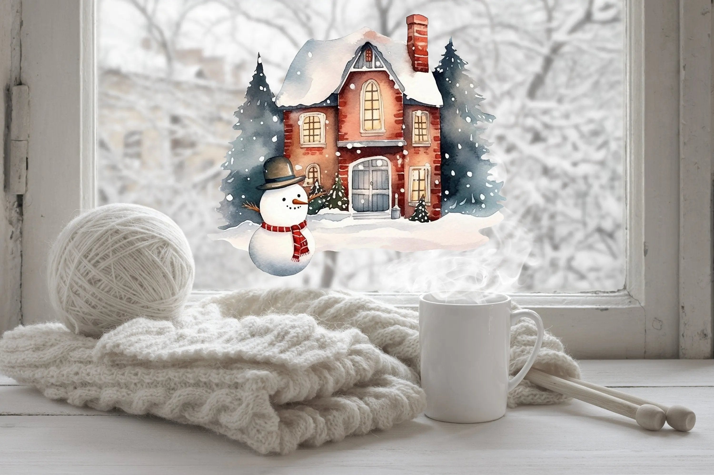 Christmas Window Christmas Scene Creative Windows