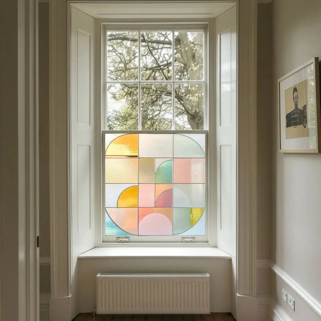 Cordignano Stained Glass Privacy Window Film Creative Windows