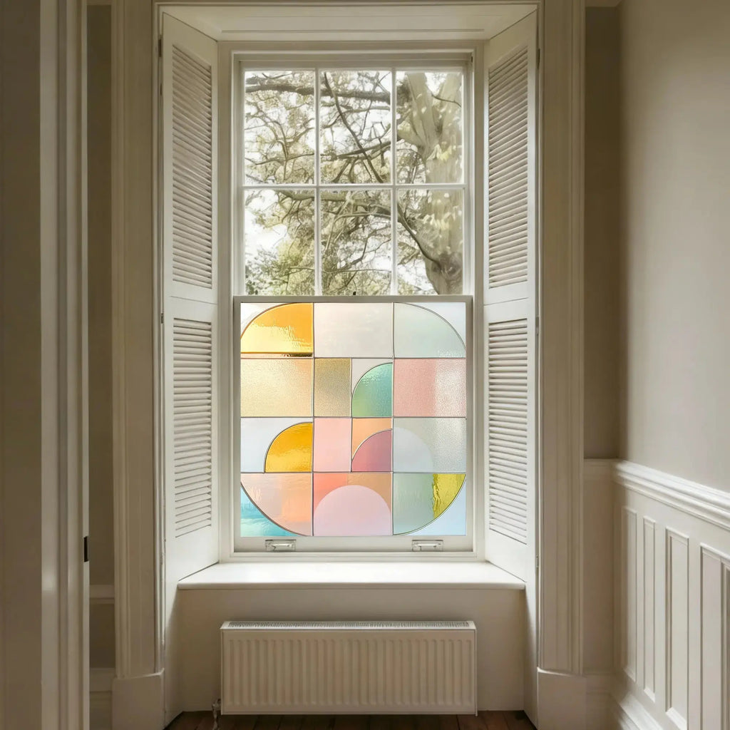 Cordignano Stained Glass Privacy Window Film Creative Windows