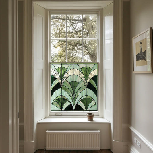 Art Deco Window Film, Privacy Window Film, Window Film, Decorative Window Film, Patterned Window Film, Coloured Window Film, Stained Glass Creative Windows