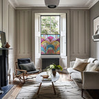 Zimone Privacy Stained  Glass Window Film Creative Windows