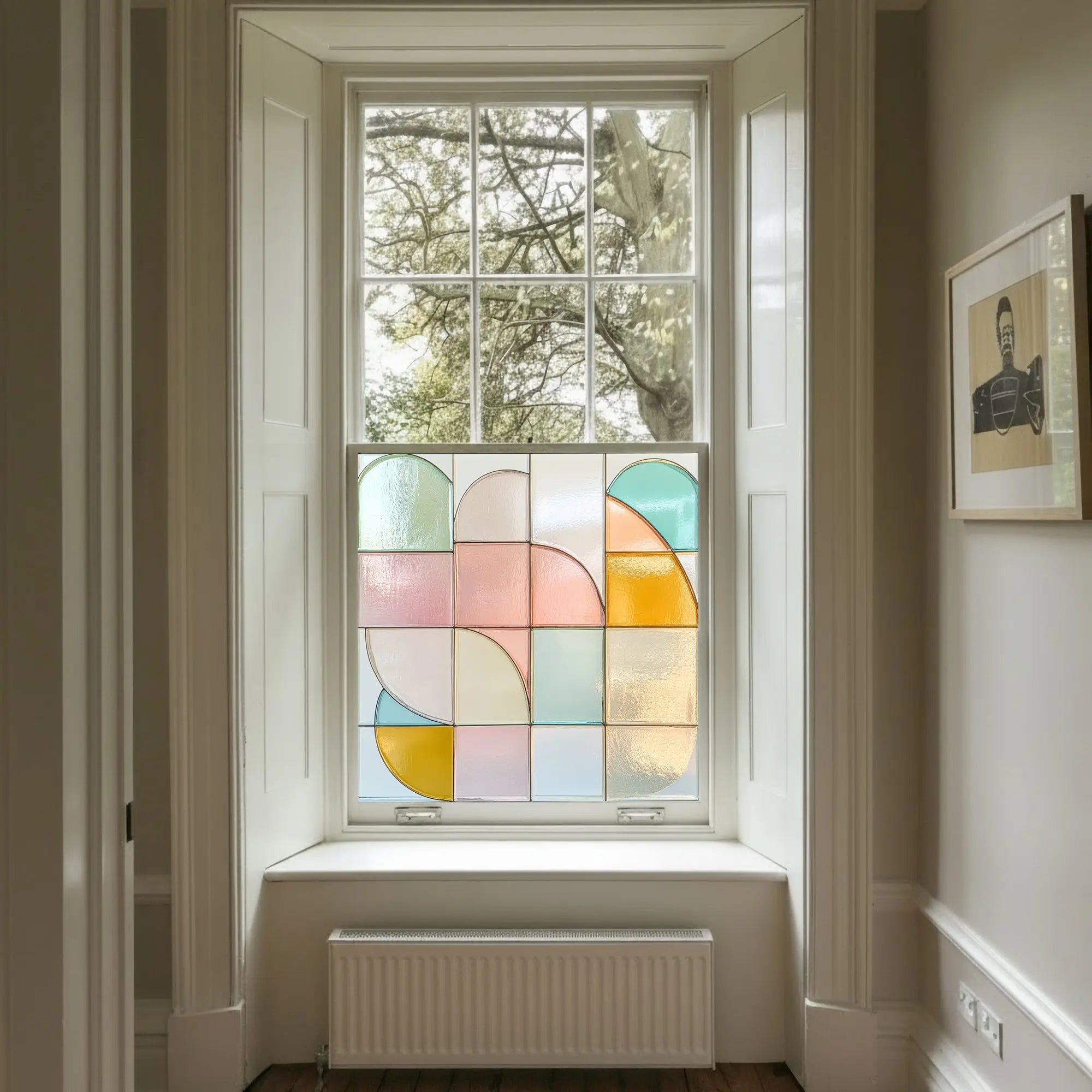 Corciano Stained Glass Privacy Window Film Creative Windows