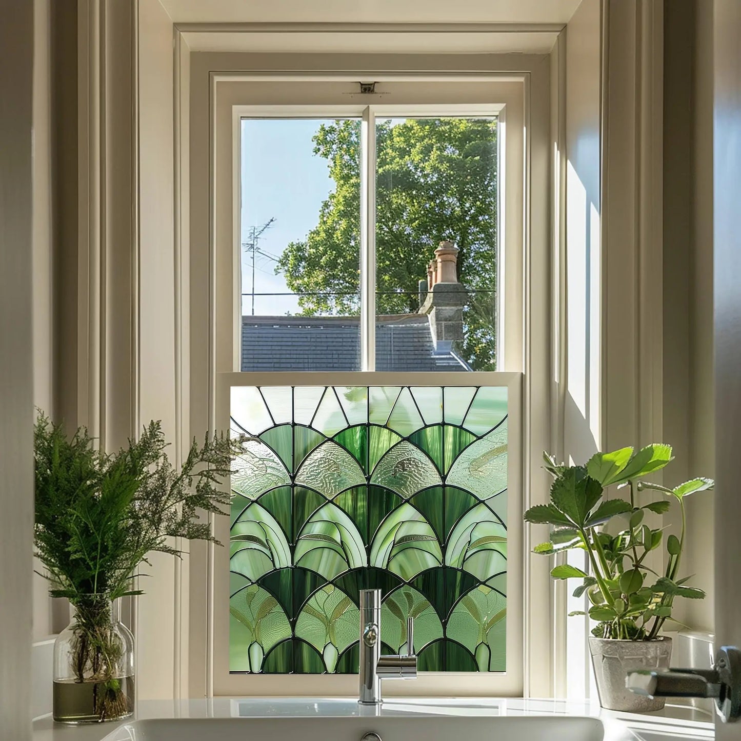 Merana Stained Glass Privacy Window Film Creative Windows