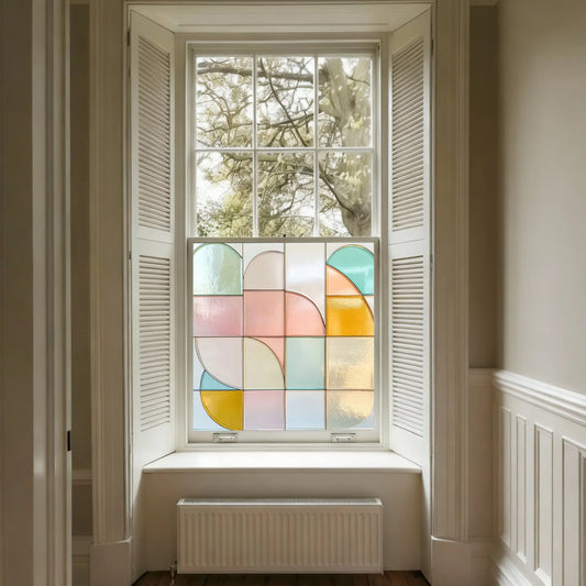 Corciano Stained Glass Privacy Window Film Creative Windows