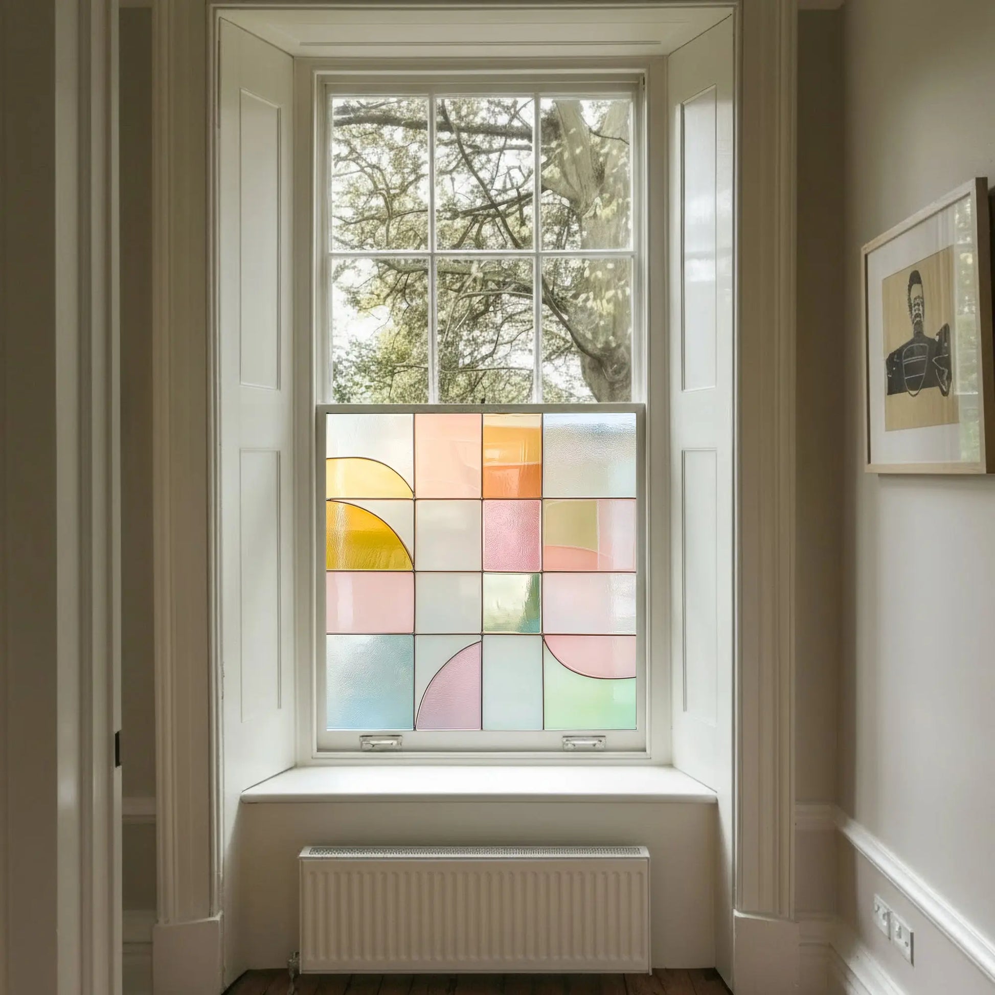 Corchiano Stained Glass Privacy Window Film Creative Windows