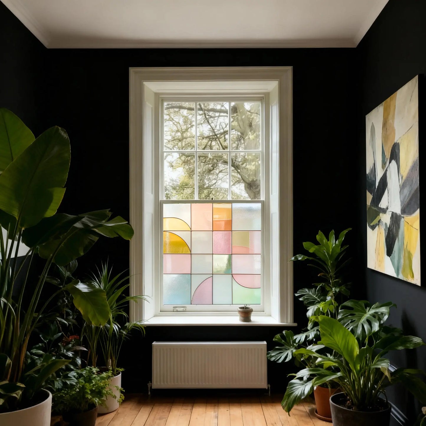 Corchiano Stained Glass Privacy Window Film Creative Windows