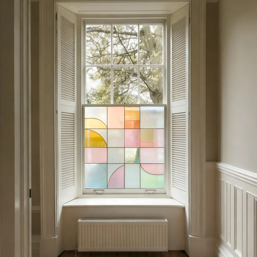 Corchiano Stained Glass Privacy Window Film Creative Windows