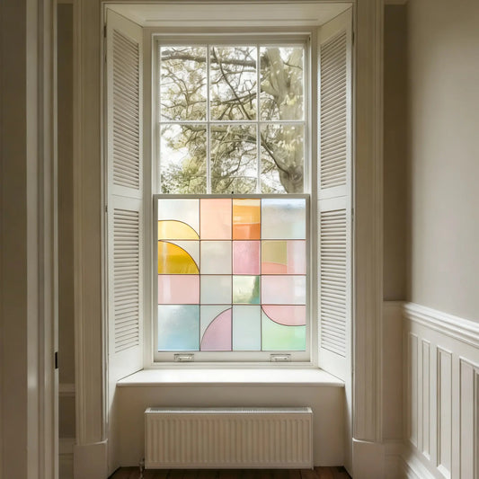 Corchiano Stained Glass Privacy Window Film Creative Windows