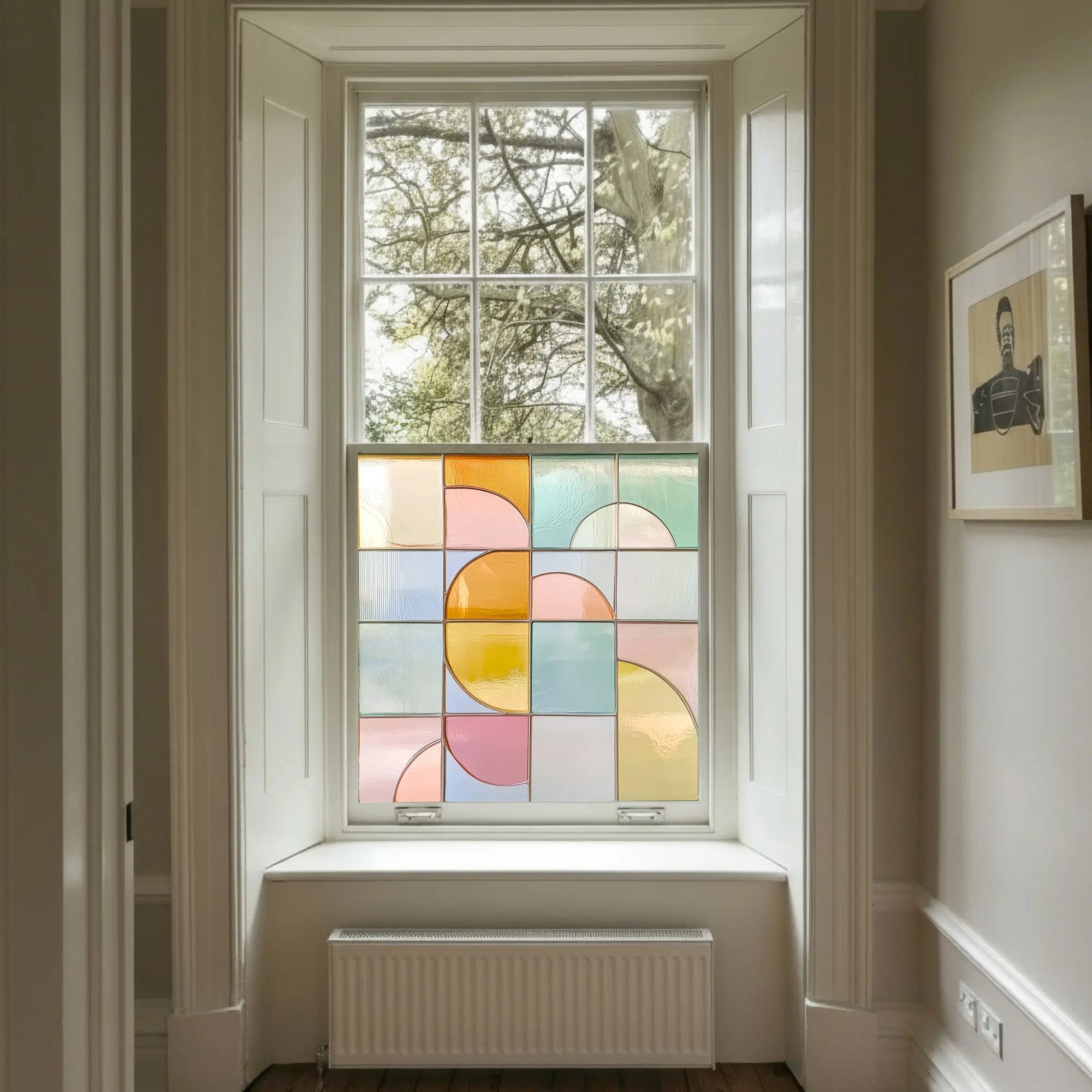 Corbola Stained Glass Privacy Window Film Creative Windows