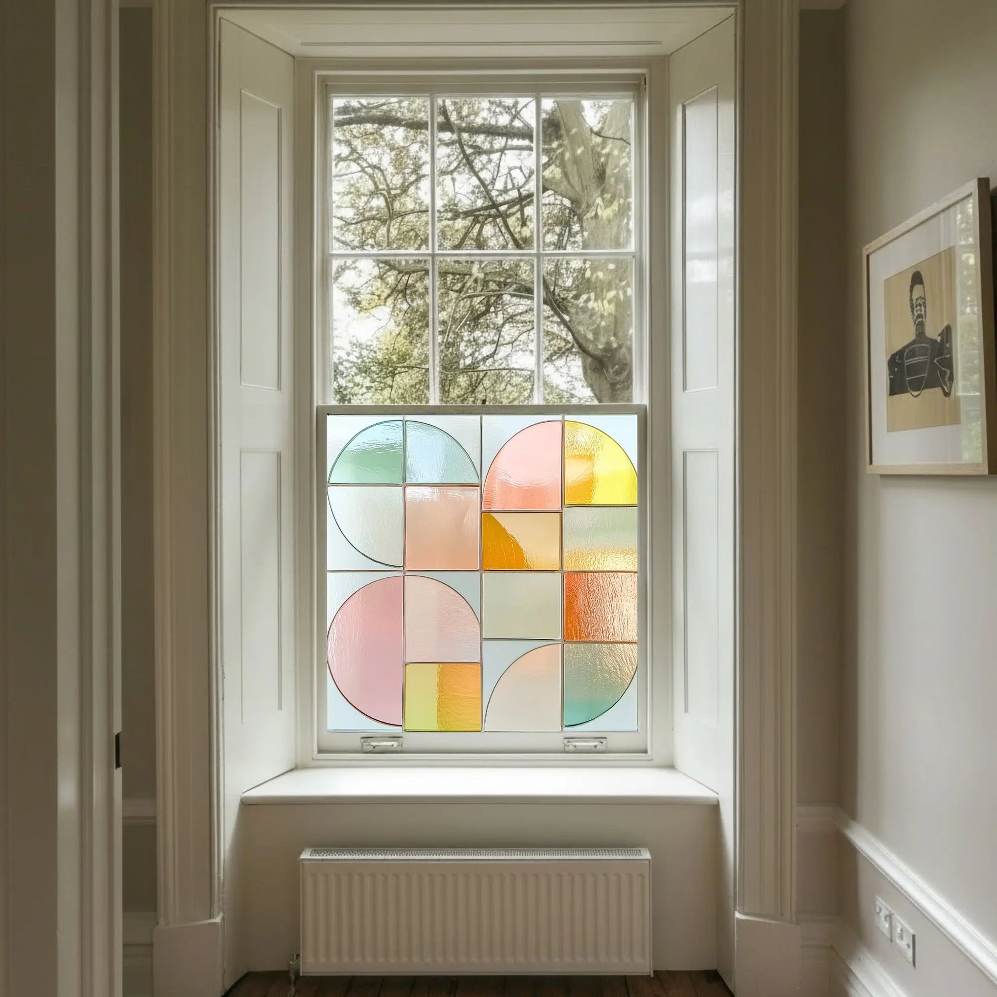 Corbetta Stained Glass Privacy Window Film Creative Windows