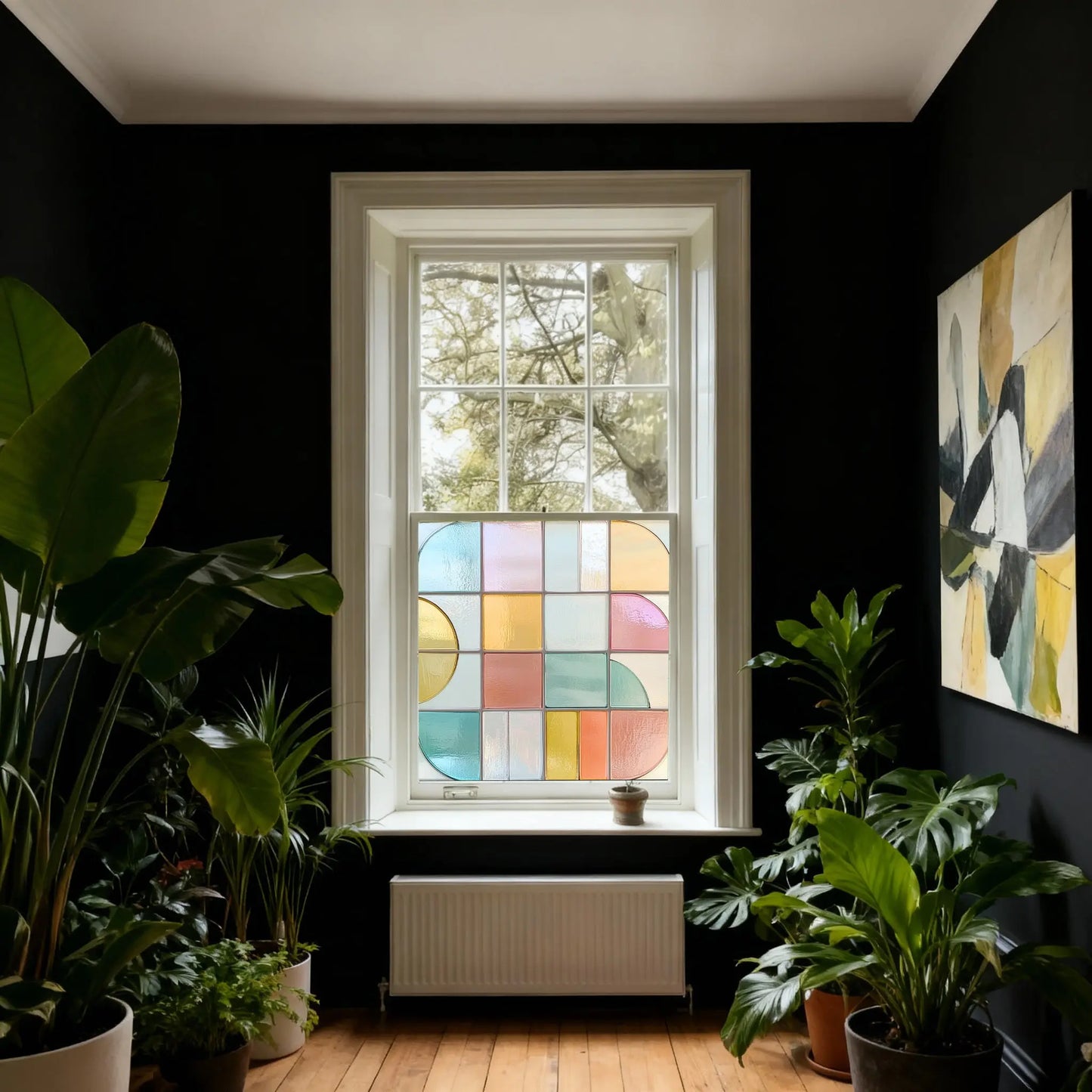 Conzano Stained Glass Privacy Window Film Creative Windows