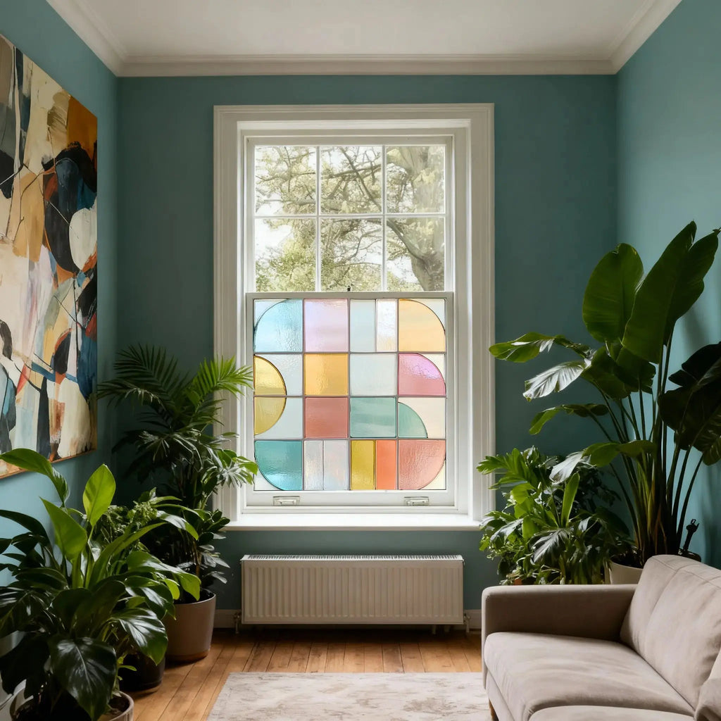 Conzano Stained Glass Privacy Window Film Creative Windows