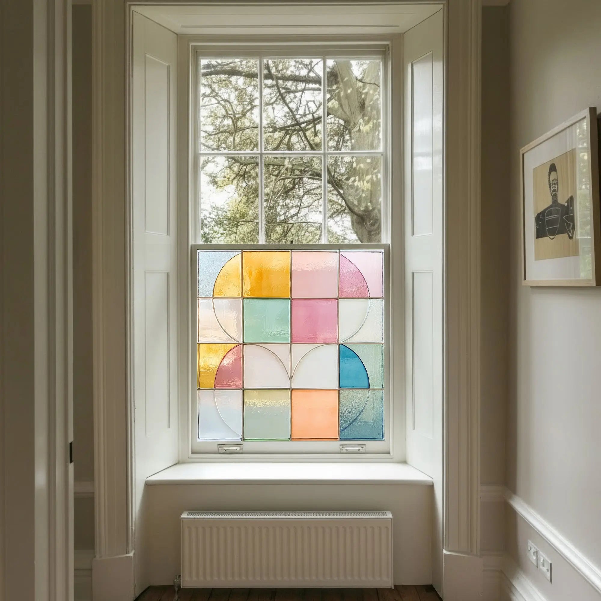 Contrada Stained Glass Privacy Window Film Creative Windows