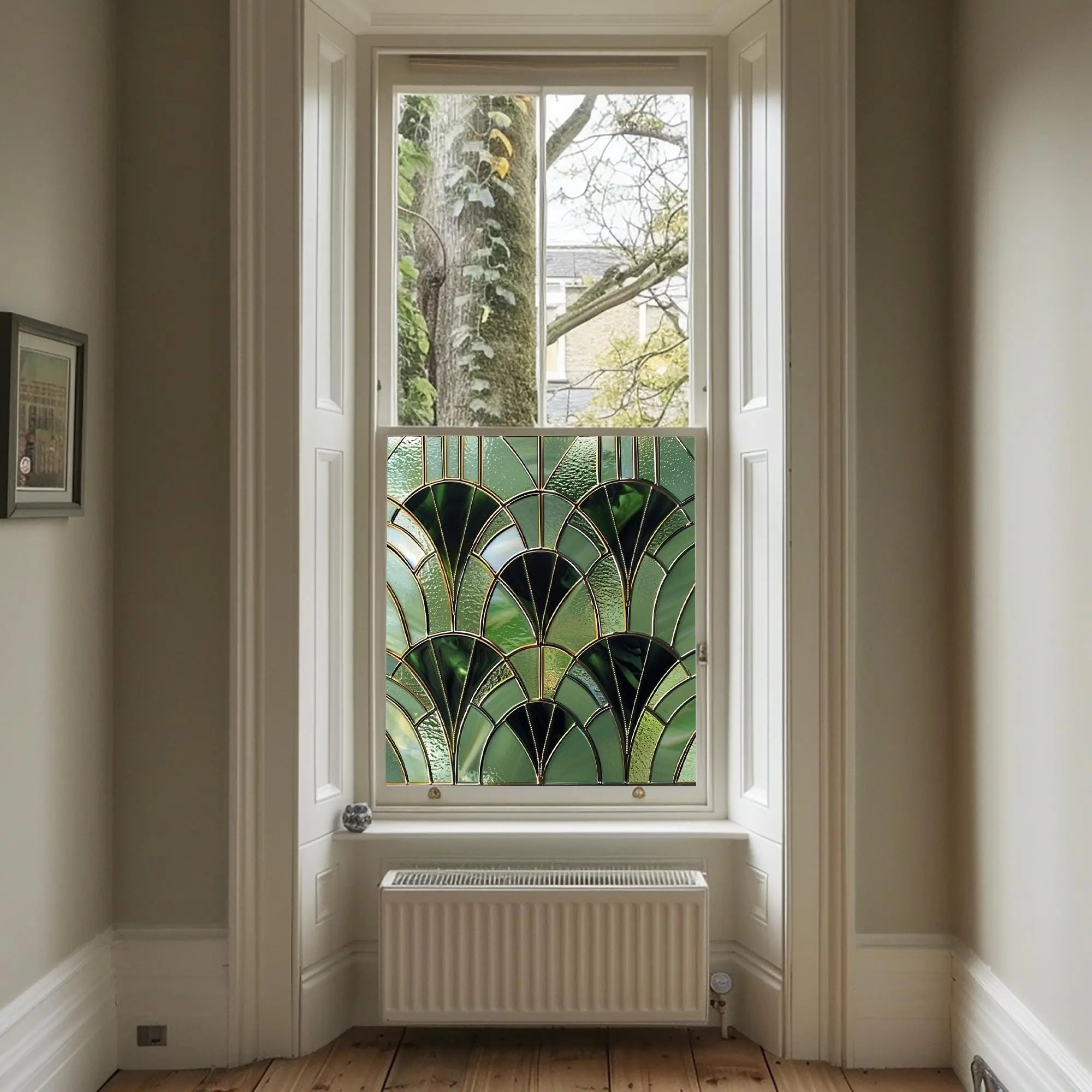 Maó Stained Glass Privacy Window Film Creative Windows