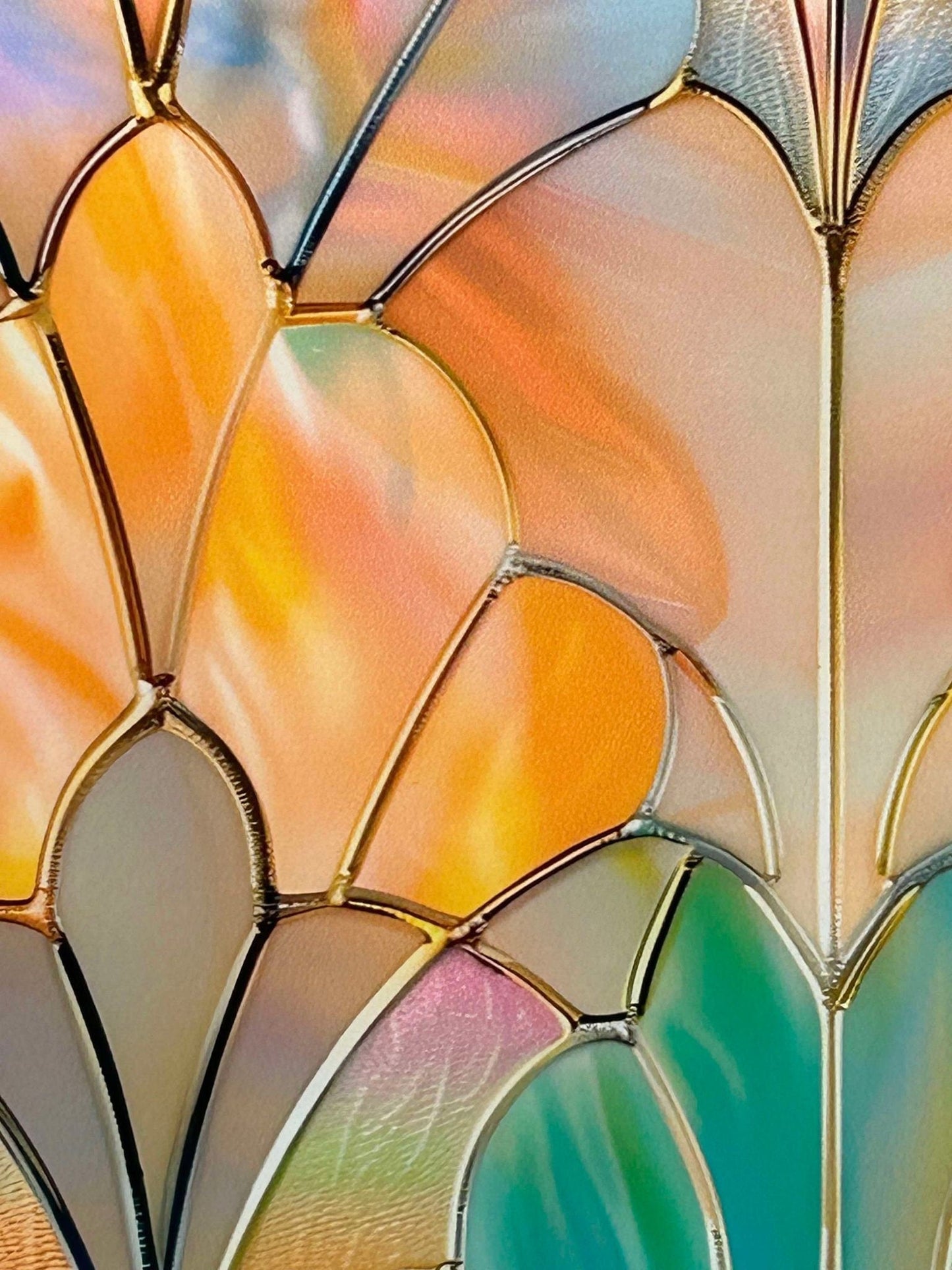 Art Deco Window Film, Privacy Window Film, Window Film, Decorative Window Film, Patterned Window Film, Coloured Window Film, Stained Glass Creative Windows