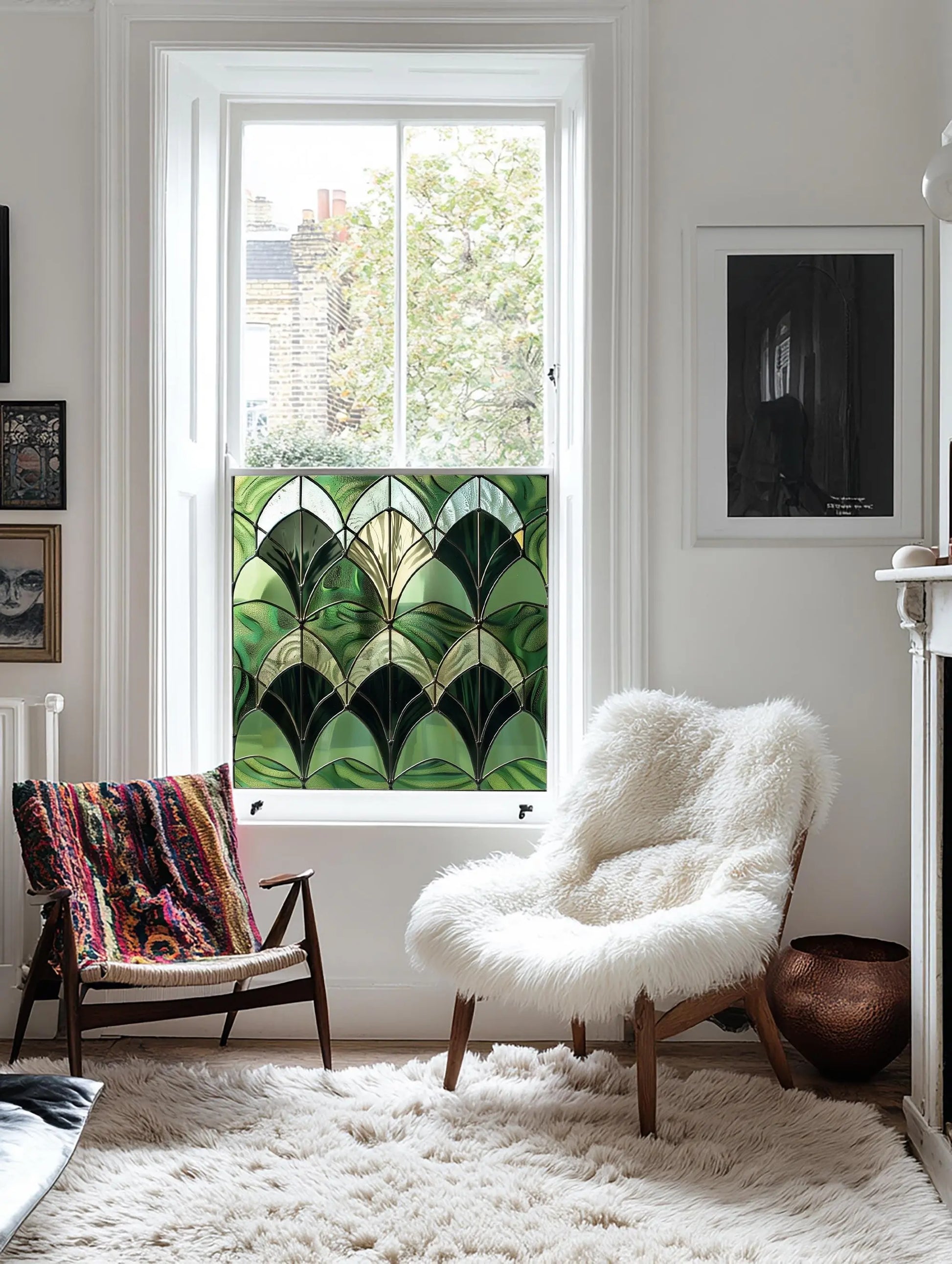 Aquara Stained Glass Privacy Window Film Creative Windows