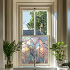 Stained Glass Privacy Window Film – Fan Design Creative Windows