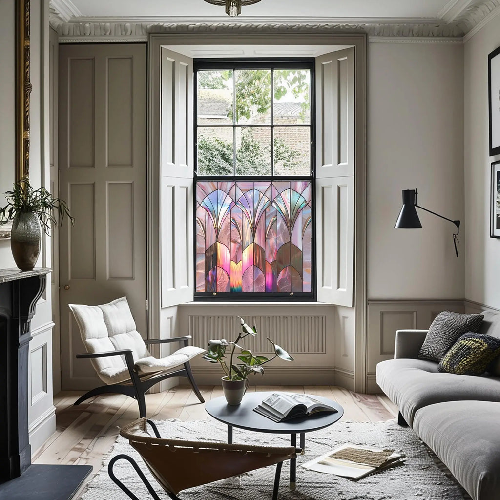 Rimini Stained Glass Privacy Window Film Creative Windows
