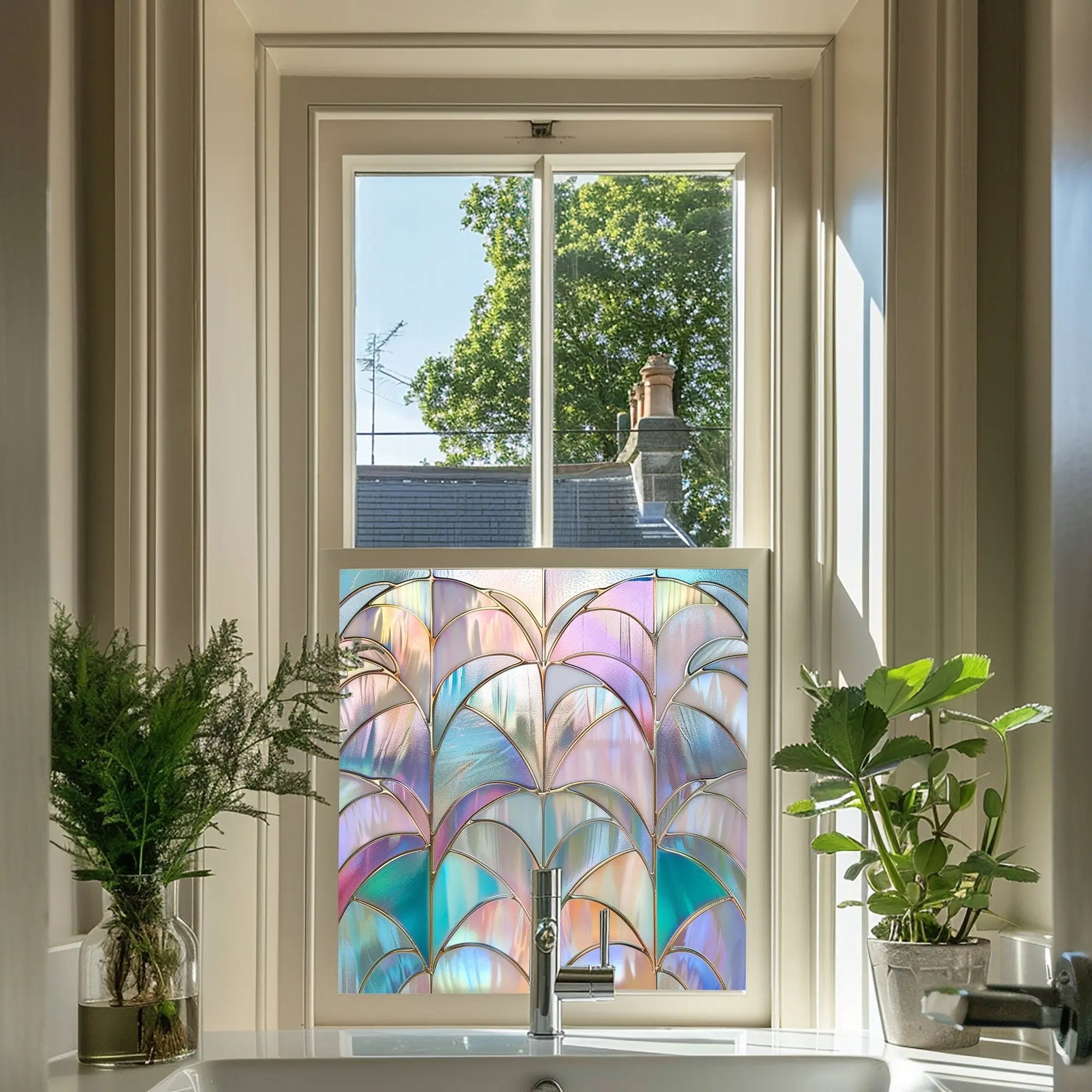 Menaggio Stained Glass Privacy Window Film Creative Windows