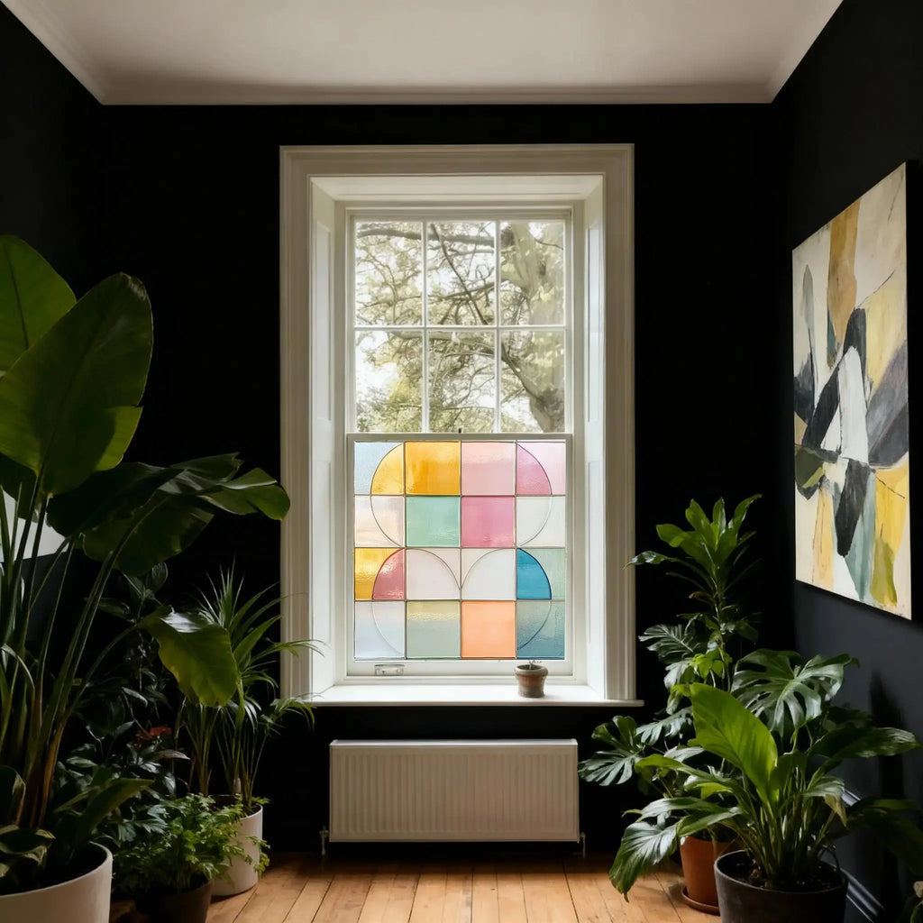 Contrada Stained Glass Privacy Window Film Creative Windows