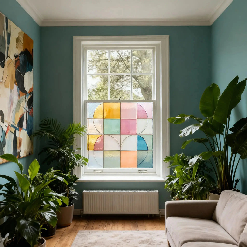 Contrada Stained Glass Privacy Window Film Creative Windows