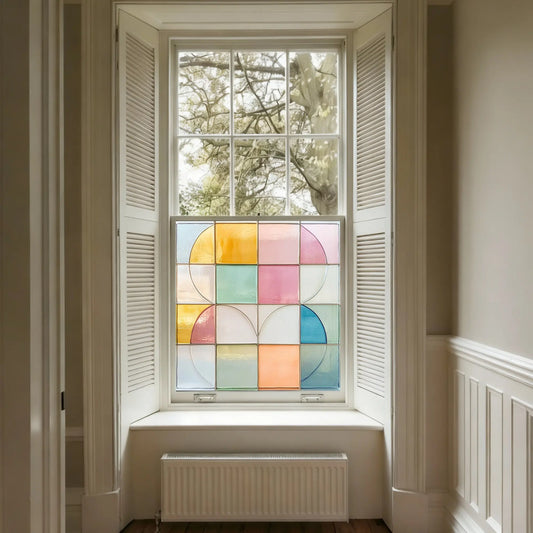 Contrada Stained Glass Privacy Window Film Creative Windows