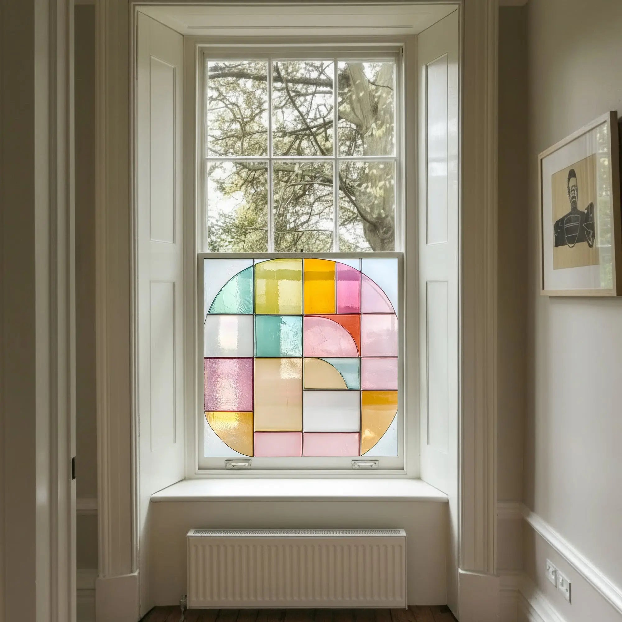 Conflenti Stained Glass Privacy Window Film Creative Windows