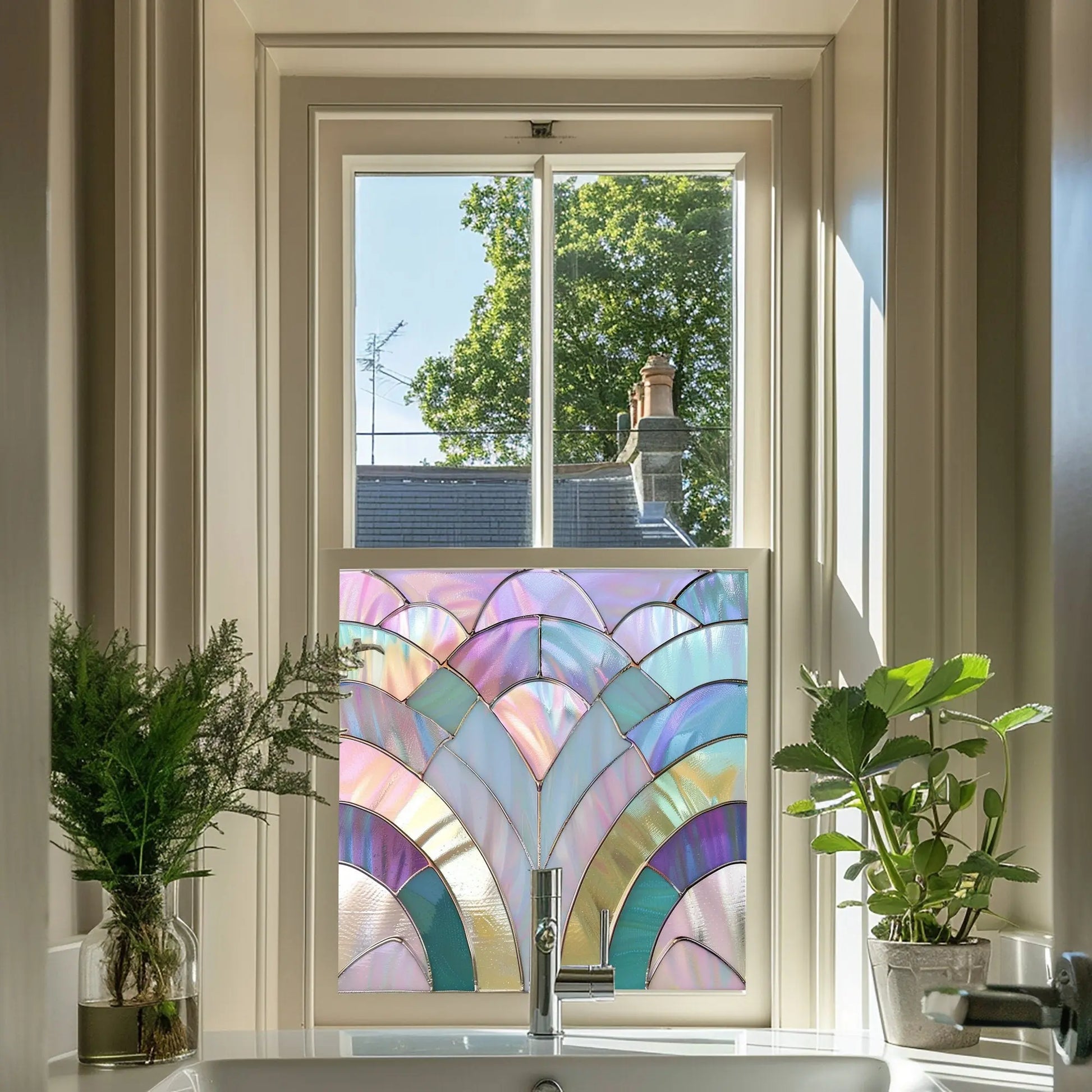 Nosate Stained Glass Privacy Window Film Creative Windows