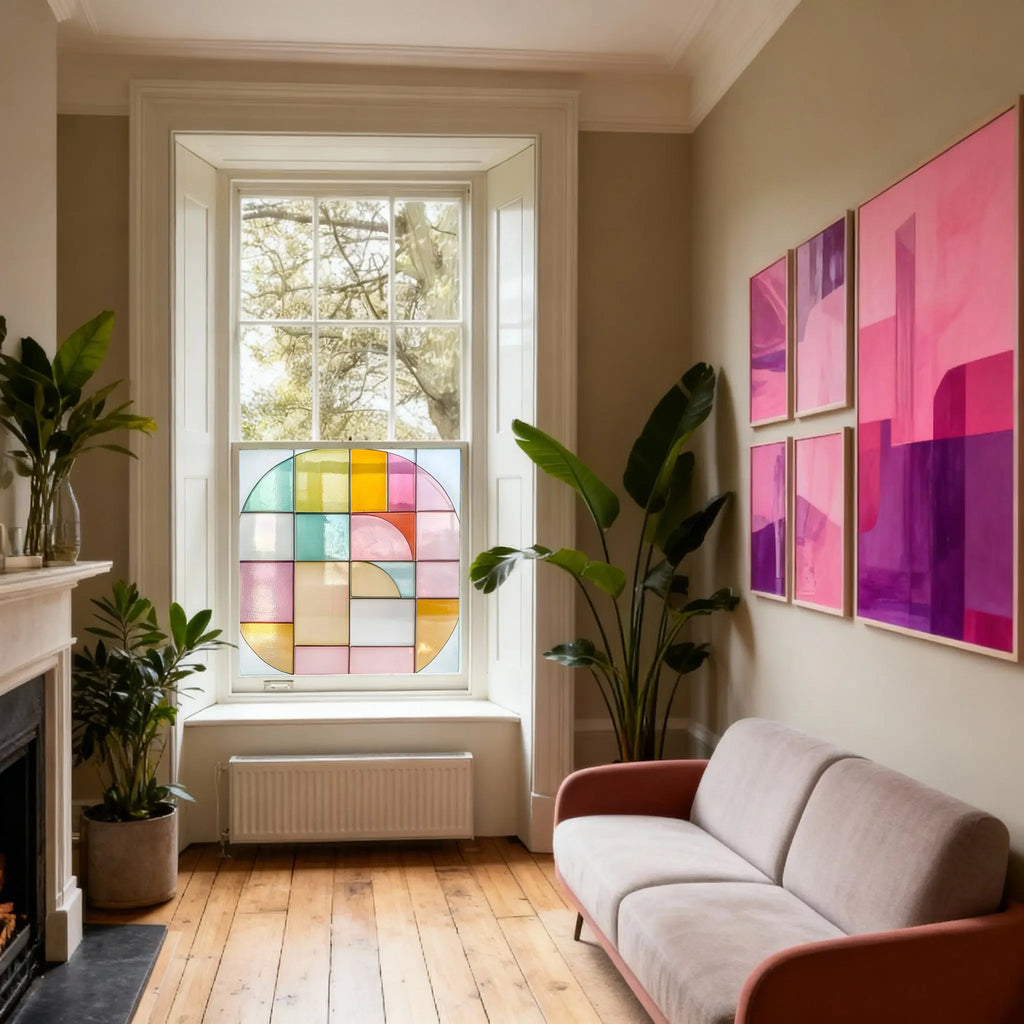 Conflenti Stained Glass Privacy Window Film Creative Windows