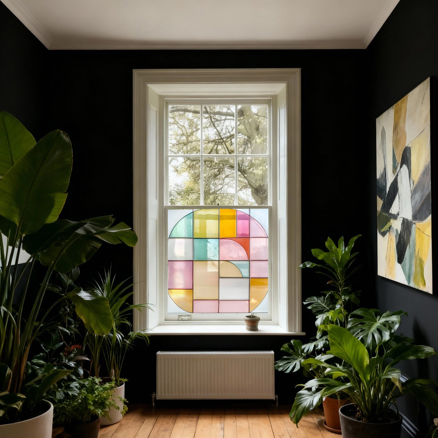 Conflenti Stained Glass Privacy Window Film Creative Windows