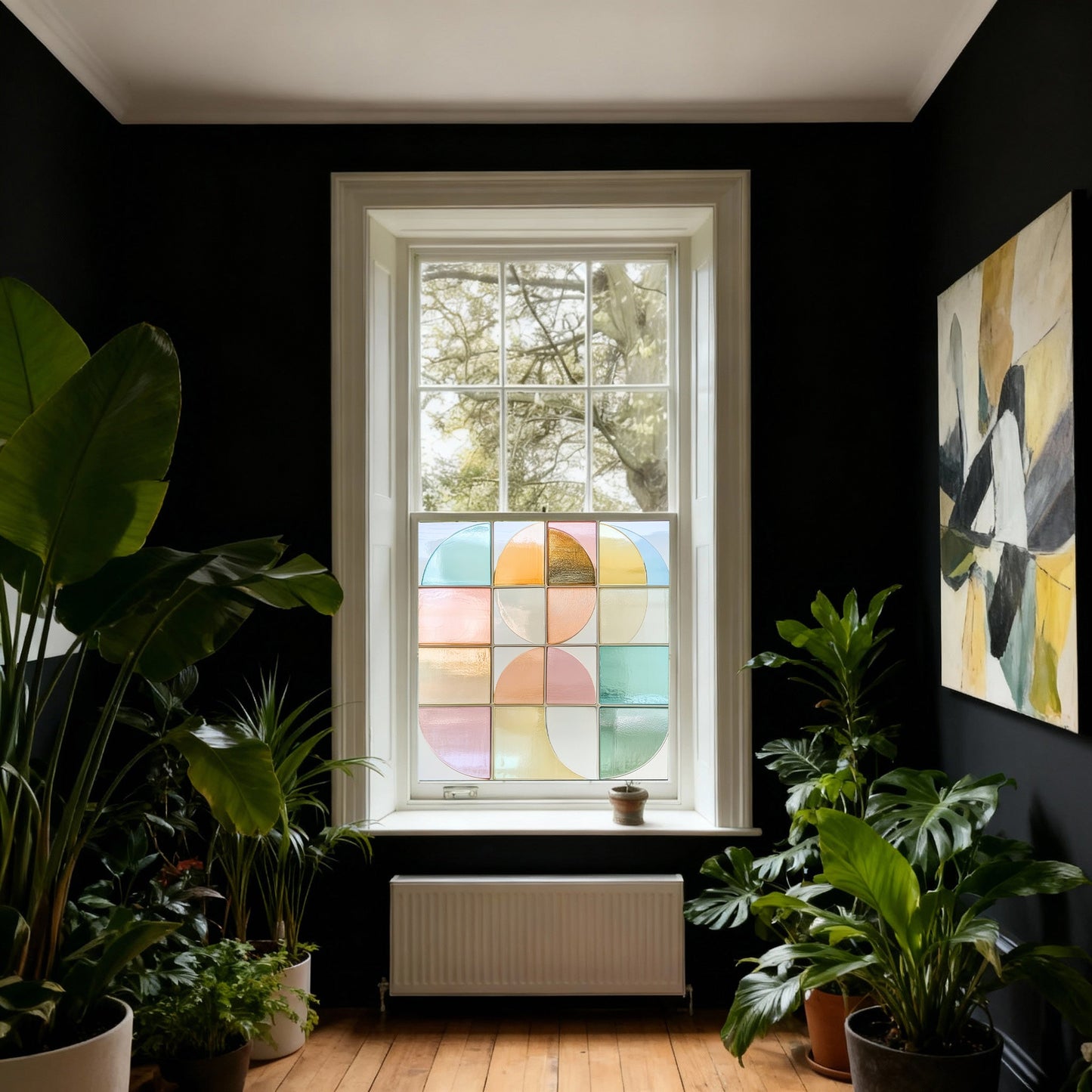 Coniolo Stained Glass Privacy Window Film Creative Windows