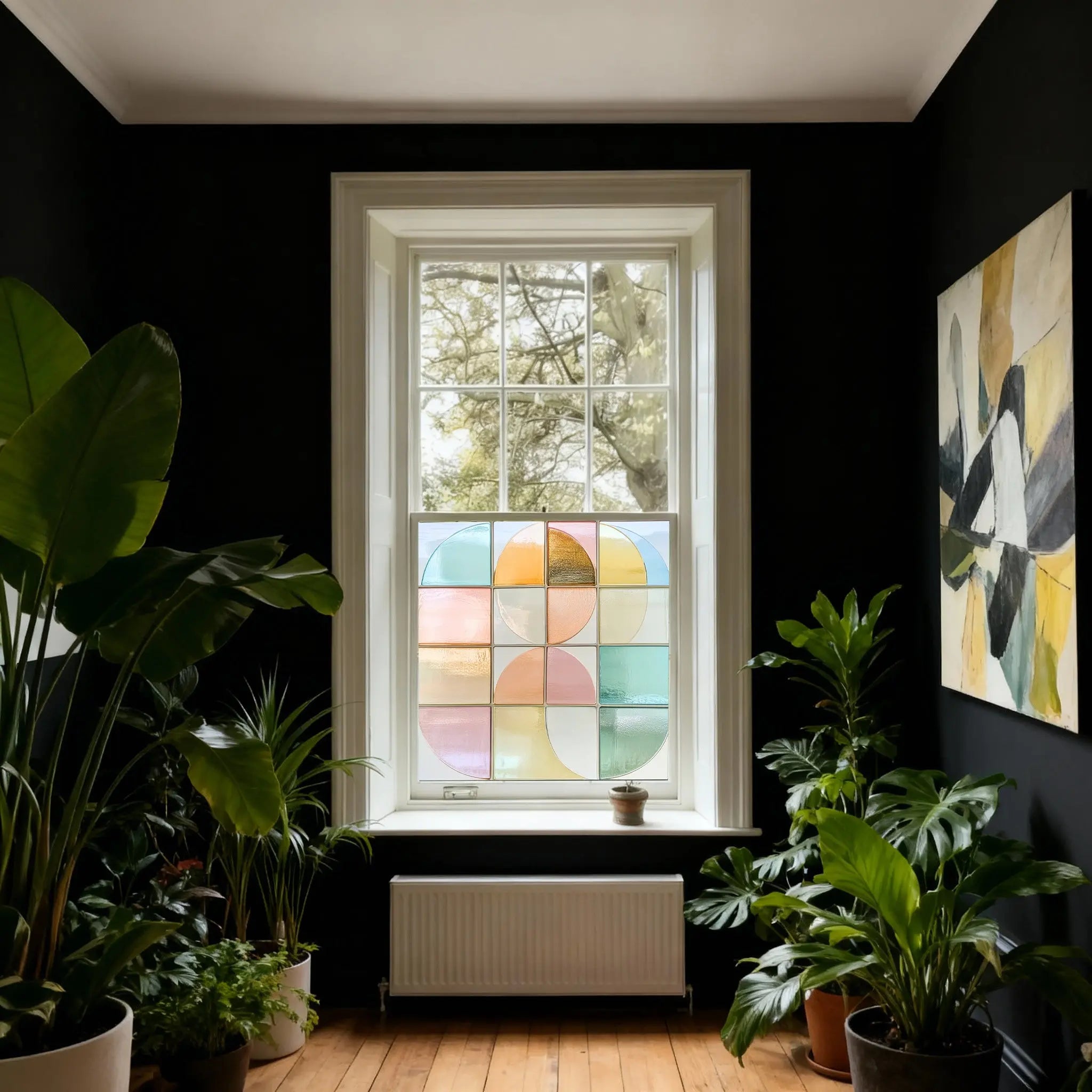 Coniolo Stained Glass Privacy Window Film Creative Windows