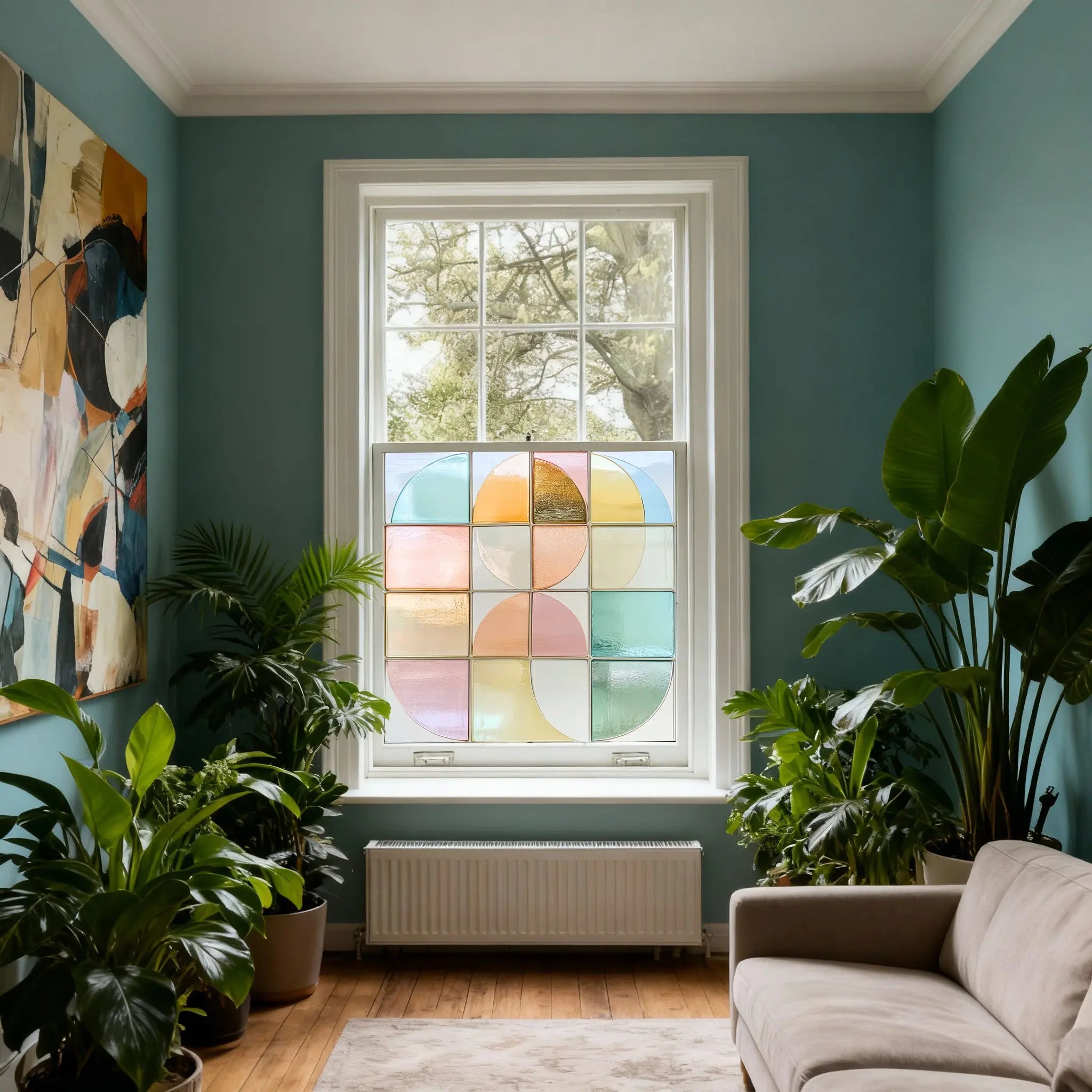 Coniolo Stained Glass Privacy Window Film Creative Windows