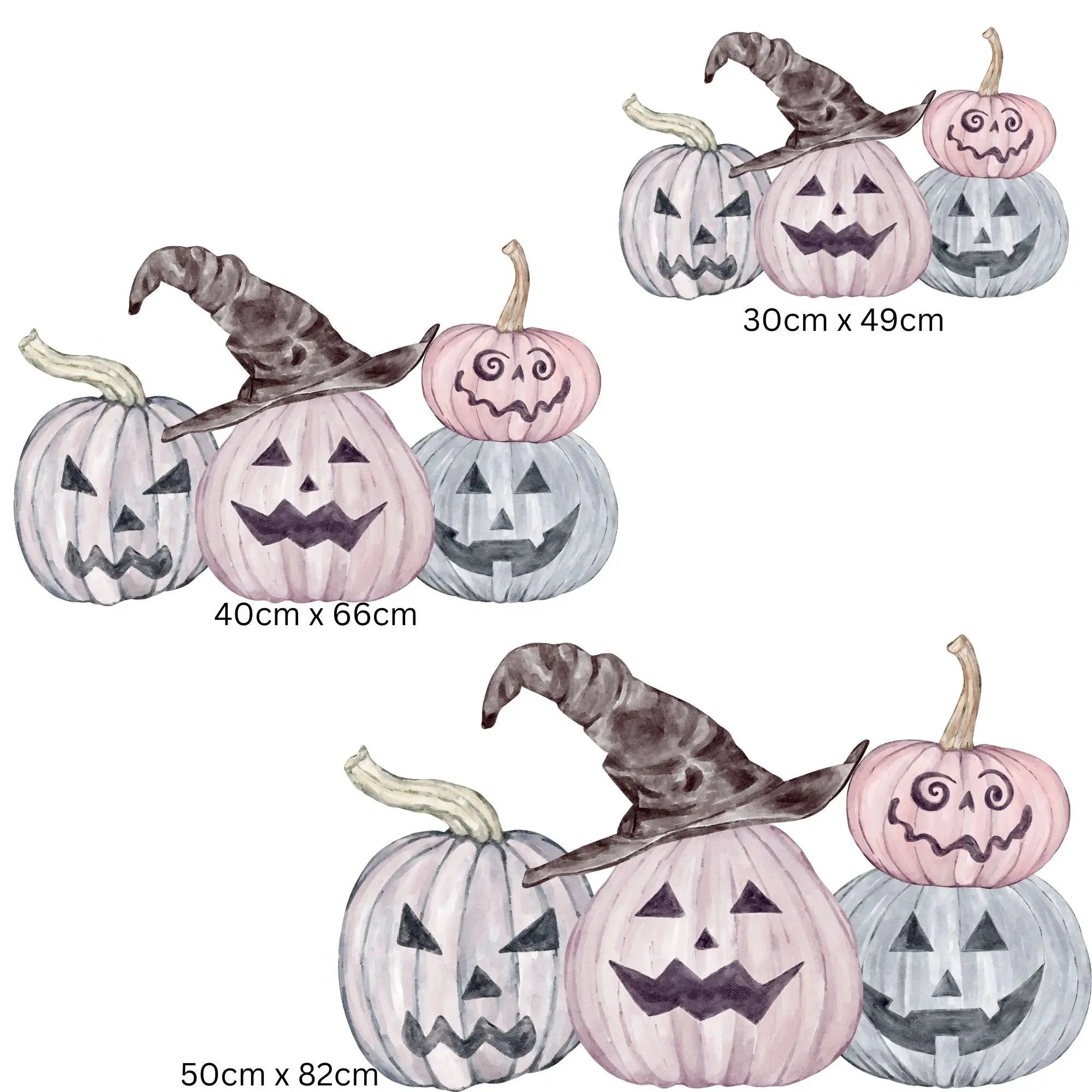 Pumpkin Window Stickers Creative Windows